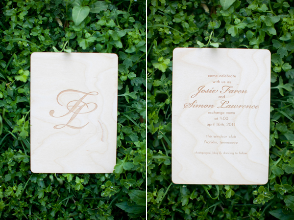 These wedding invitations by Bull Frog Laser are a cool and innovative way 